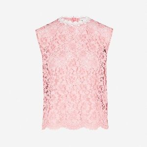 Sandro Lace Top - Pink